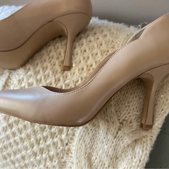 $120 Charles David INNOCENT Pointed Closed Toe STILETTO Heel LEATHER PUMPS 9.5 - Picture 15 of 17